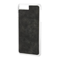 L.P15336/T . APPLE iPHONE 7 PLUS MAGNET-X ΜΑΓΝΗΤΙΚΗ ΔΕΡΜΑΤΙΝΗ ΘΗΚΗ ΑΝΘΡΑΚΙ