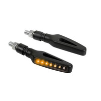 9047.4-LM . ΦΛΑΣ ΜΟΤΟ GLORY SQ ΜΑΥΡΑ 12V SMD LED 98x36mm
