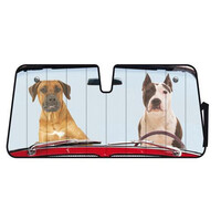 L6686.6 . ΕΣΩΤΕΡΙΚΗ ΗΛΙΟΠΡΟΣΤΑΣΙΑ ΠΑΡΜΠΡΙΖ PREMIUM TWO DOGS (68 Χ 147 cm)