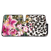 L6686.7 . ΕΣΩΤΕΡΙΚΗ ΗΛΙΟΠΡΟΣΤΑΣΙΑ ΠΑΡΜΠΡΙΖ PREMIUM FLOWER LEOPARD (68 Χ 147 cm)