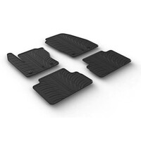 L2450.6 . FORD C-MAX & C-MAX 7 04/2015-03/2020 ΜΑΡΚΕ ΠΑΤΑΚΙΑ SUMISURA ΛΑΣΤΙΧΟ ΣΕ ΜΑΥΡΟ ΧΡΩΜΑ ME ΚΟΥΜΠΩΜΑΤΑ LAMPA - 4 ΤΕΜ.