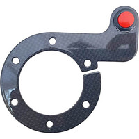SRCF1 . ΚΟΥΜΠΙ REAL CARBON PUSH BUTTON ΤΙΜΟΝΙΟΥ 6ΤΡΥΠΟ