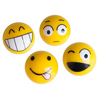 SRCAPS/E . ΚΑΠΑΚΙΑ ΒΑΛΒΙΔΩΝ EMOTICONS ΚΙΤΡΙΝΑ 4ΤΕΜ.