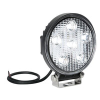 L7233.0 . ΠΡΟΒΟΛΕΑΣ ΕΡΓΑΣΙΑΣ ΣΤΡΟΓΓΥΛΟΣ  WL-16 - 6 LED 18W 10-30V (137x116x42 mm) BASIC LINE - 1 ΤΕΜ.
