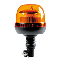 L7299.3 . ΦΑΡΟΣ RL-9 12V/24V 3 ΧΡΗΣΕΩΝ 45LED ΒΙΔΩΤΟΣ ΕΛΑΣΤΙΚΟΣ ΠΟΡΤΟΚΑΛΙ 221x130mm