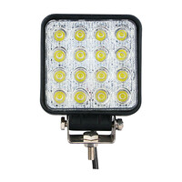 WLO13/MT . ΠΡΟΒΟΛΕΑΣ ΕΡΓΑΣΙΑΣ WORKING LAMPS FLOOD BEAM OSRAM LED 10-30V 48W 3600lm ΤΕΤΡΑΓΩΝΟΣ (110 x 110 x 72 mm) M-TECH -1 TEM