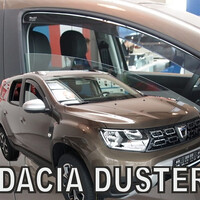 ΑΝΕΜ.13115 . DACIA DUSTER 2 5D 2018-2021 ΖΕΥΓΑΡΙ ΑΝΕΜΟΘΡΑΥΣΤΕΣ ΑΠΟ ΕΥΚΑΜΠΤΟ ΦΙΜΕ ΠΛΑΣΤΙΚΟ HEKO - 2 ΤΕΜ.