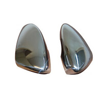 ΚΚ.7538111/OM . VW PASSAT B7 SD 2010-2015 / JETTA / EOS / BEETLE / SCIROCCO / CADDY ΚΑΠΑΚΙΑ ΚΑΘΡΕΦΤΩΝ ΧΡΩΜΙΟΥ 2 ΤΕΜ. ΜΕΤΑΛΛΙΚΑ