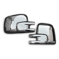 ΚΚ.7521111/OM . VW T4 TRANSPORTER/CARAVELLE 1990-2003 ΚΑΠΑΚΙΑ ΚΑΘΡΕΦΤΩΝ ΧΡΩΜΙΟΥ 2 ΤΕΜ. ΠΛΑΣΤΙΚΑ