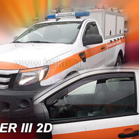 ΑΝΕΜ.15314 . FORD RANGER 2D 2012+ ΖΕΥΓΑΡΙ ΑΝΕΜΟΘΡΑΥΣΤΕΣ ΑΠΟ ΕΥΚΑΜΠΤΟ ΦΙΜΕ ΠΛΑΣΤΙΚΟ HEKO - 2 ΤΕΜ.