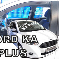 ΑΝΕΜ.15327 . FORD KA PLUS 3 5D 2014+ ΖΕΥΓΑΡΙ ΑΝΕΜΟΘΡΑΥΣΤΕΣ ΑΠΟ ΕΥΚΑΜΠΤΟ ΦΙΜΕ ΠΛΑΣΤΙΚΟ HEKO - 2 ΤΕΜ.