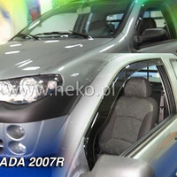 ΑΝΕΜ.15155 . FIAT STRADA 2D 1998-2007 ΖΕΥΓΑΡΙ ΑΝΕΜΟΘΡΑΥΣΤΕΣ ΑΠΟ ΕΥΚΑΜΠΤΟ ΦΙΜΕ ΠΛΑΣΤΙΚΟ HEKO - 2 ΤΕΜ.