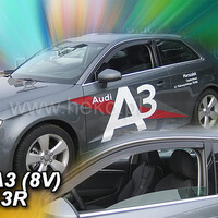 ΑΝΕΜ.10242 . AUDI A3 / 8V SPORTBACK 3D 2013-2019 ΖΕΥΓΑΡΙ ΑΝΕΜΟΘΡΑΥΣΤΕΣ ΑΠΟ ΕΥΚΑΜΠΤΟ ΦΙΜΕ ΠΛΑΣΤΙΚΟ HEKO - 2 ΤΕΜ.
