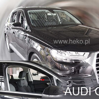 ΑΝΕΜ.10248 . AUDI Q7 II 5D 2015-2021 ΖΕΥΓΑΡΙ ΑΝΕΜΟΘΡΑΥΣΤΕΣ ΑΠΟ ΕΥΚΑΜΠΤΟ ΦΙΜΕ ΠΛΑΣΤΙΚΟ HEKO - 2 ΤΕΜ.