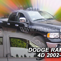 ΑΝΕΜ.13414 . DODGE RAM 1500 4D 2002-2008 ΖΕΥΓΑΡΙ ΑΝΕΜΟΘΡΑΥΣΤΕΣ ΑΠΟ ΕΥΚΑΜΠΤΟ ΦΙΜΕ ΠΛΑΣΤΙΚΟ HEKO - 2 ΤΕΜ.