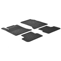 L2456.7 . MERCEDES CLA C117 4D 02/2013-2019 / MERCEDES A CLASS W176 10/2012-2018 / B CLASS W246 10/2011-2019 ΜΑΡΚΕ ΠΑΤΑΚΙΑ SUMISURA ΛΑΣΤΙΧΟ ΣΕ ΜΑΥΡΟ ΧΡΩΜΑ ME ΚΟΥΜΠΩΜΑΤΑ LAMPA - 4 ΤΕΜ.