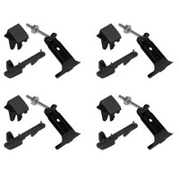 N21415 . CLAMP KIT ΑΚΡΑ (ΠΟΔΙΑ) ΓΙΑ ΜΠΑΡΕΣ SNAP ECOSPORTS K-5 NORDRIVE - 4 TEM.