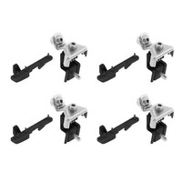 N21417 . CLAMP KIT ΑΚΡΑ (ΠΟΔΙΑ) ΓΙΑ ΜΠΑΡΕΣ SNAP STEEL K-7 NORDRIVE - 4 TEM.