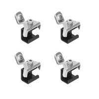 N21419 . CLAMP KIT ΑΚΡΑ (ΠΟΔΙΑ) ΓΙΑ ΜΠΑΡΕΣ SNAP STEEL/SNAP STEEL ALU NORDRIVE - 4 TEM