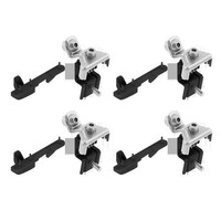 N21420 . CLAMP KIT ΑΚΡΑ (ΠΟΔΙΑ) ΓΙΑ ΜΠΑΡΕΣ SNAP STEEL/SNAP STEEL ALU NORDRIVE - 4 TEM