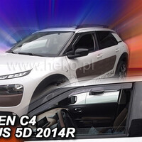 ΑΝΕΜ.12263 . CITROEN C4 CACTUS 5D 2014-2020 ΖΕΥΓΑΡΙ ΑΝΕΜΟΘΡΑΥΣΤΕΣ ΑΠΟ ΕΥΚΑΜΠΤΟ ΦΙΜΕ ΠΛΑΣΤΙΚΟ HEKO - 2 ΤΕΜ.