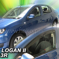 ΑΝΕΜ.13111 . DACIA LOGAN 2 / SANDERO 2 / STEPWAY 4D 2013-2017 ΖΕΥΓΑΡΙ ΑΝΕΜΟΘΡΑΥΣΤΕΣ ΑΠΟ ΕΥΚΑΜΠΤΟ ΦΙΜΕ ΠΛΑΣΤΙΚΟ HEKO - 2 ΤΕΜ.