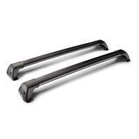 YS06WB . ΜΠΑΡΕΣ ΟΡΟΦΗΣ ΑΛΟΥΜΙΝΙΟΥ ΜΑΥΡΕΣ WHISPBAR FLUSH 100cm 2ΤΕΜ. ΜΕ ΚΛΕΙΔΙ