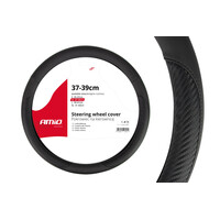 01694/AM . ΚΑΛΥΜΜΑ ΤΙΜΟΝΙΟΥ 37/39CM SWC-17  ΜΑΥΡΟ/CARBON