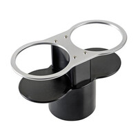 L4011.4 . ΠΟΤΗΡΟΘΗΚΗ ΔΙΠΛΗ TWIN-HOLDER - ΘΗΚΕΣ 68 mm (ΜΕ ΒΑΣΗ 65 mm) ΤΑΦ ΠΟΤΗΡΟΘΗΚΗΣ