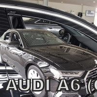 ΑΝΕΜ.10258 . AUDI A6 C8 4D / AUDI A6 C8 5D AVANT 2018-2021 ΖΕΥΓΑΡΙ ΑΝΕΜΟΘΡΑΥΣΤΕΣ ΑΠΟ ΕΥΚΑΜΠΤΟ ΦΙΜΕ ΠΛΑΣΤΙΚΟ HEKO - 2 ΤΕΜ.
