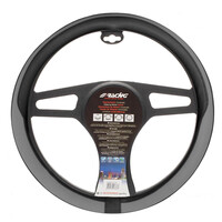 SRCVT/43GR . ΚΑΛΥΜΜΑ ΤΙΜΟΝΙΟΥ TIDY ΜΑΥΡΟ/ΓΚΡΙ 37-39cm