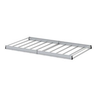 N10127 . ΣΧΑΡΑ ΟΡΟΦΗΣ KARGO RACK 340x145cm ΣΙΔΕΡΕΝΙΑ ΜΕ ΠΛΑΙΝΑ ΠΡΟΦΙΛ ΑΛΟΥΜΙΝΙΟΥ