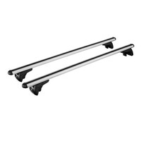N15056 . ΜΠΑΡΕΣ ΟΡΟΦΗΣ (L) 127cm IN RAIL STEEL ΑΛΟΥΜΙΝΙΟΥ 2ΤΕΜ. ΜΕ ΚΛΕΙΔΑΡΙΕΣ ΓΙΑ ΟΧΗΜΑΤΑ ΜΕ FLUSH RAILIN