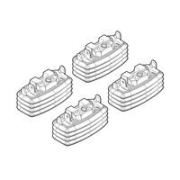 N21037 . MERCEDES A-KLAS W169 3D/5D 9/04-4/10 KIT ΑΚΡΑ (ΠΟΔΙΑ) ΓΙΑ ΜΠΑΡΕΣ NORDRIVE