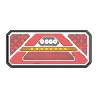 02365/AM . ΦΑΝΑΡΙ ΤΡΕΙΛΕΡ ΠΙΣΙΝΟ ΔΕΞΙ RCL-02-R 10-30V LED 236x104x40mm ΜΕ ΚΑΛΩΔΙΟ 1ΤΕΜ