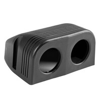 02866/AM . ΒΑΣΗ ΔΙΠΛΗ ΓΙΑ ΠΡΙΖΕΣ MOD-16 5x5x3cm ΔΙΑΜΕΤΡΟΣ ΤΡΥΠΑΣ: 3cm AMIO