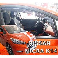 ΑΝΕΜ.24296 . NISSAN MICRA K14 5D 2017+ ΖΕΥΓΑΡΙ ΑΝΕΜΟΘΡΑΥΣΤΕΣ ΑΠΟ ΕΥΚΑΜΠΤΟ ΦΙΜΕ ΠΛΑΣΤΙΚΟ HEKO - 2 ΤΕΜ.