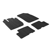 L2456.9 . DACIA DUSTER 4X4  02/2018+ ΜΑΡΚΕ ΠΑΤΑΚΙΑ SUMISURA ΛΑΣΤΙΧΟ ΣΕ ΜΑΥΡΟ ΧΡΩΜΑ ME ΚΟΥΜΠΩΜΑΤΑ LAMPA - 4 ΤΕΜ.