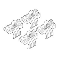 N21025 . BMW ΣΕΙΡΑ 5 E60 07/03-12/09 KIT ΑΚΡΑ (ΠΟΔΙΑ) ΓΙΑ ΜΠΑΡΕΣ NORDRIVE