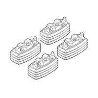 N21027 . MAZDA 3 4D/5D 01/04-13 / KIA CEED 5D 02/07-04/12 KIT ΑΚΡΑ (ΠΟΔΙΑ) ΓΙΑ ΜΠΑΡΕΣ NORDRIVE