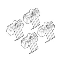 N21119 . CITROEN DS5 12/11+ KIT ΑΚΡΑ (ΠΟΔΙΑ) ΓΙΑ ΜΠΑΡΕΣ NORDRIVE