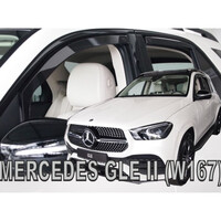 ΑΝΕΜ.SET23624 . MERCEDES GLE W167 5D 2019+ ΣΕΤ ΑΝΕΜΟΘΡΑΥΣΤΕΣ ΑΥΤΟΚΙΝΗΤΟΥ ΑΠΟ ΕΥΚΑΜΠΤΟ ΦΙΜΕ ΠΛΑΣΤΙΚΟ HEKO - 4 ΤΕΜ.