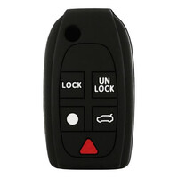 L0159.7 . VOLVO TYPE-1 ΚΑΛΥΜΜΑ ΚΛΕΙΔΙΩΝ ΣΙΛΙΚΟΝΗΣ ΜΑΥΡΟ ΧΡΩΜΑ 1ΤΕΜ.