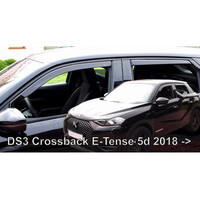 ΑΝΕΜ.SET12276 . DS3 CROSSBACK E-TENSE 5D 2018+  ΣΕΤ ΑΝΕΜΟΘΡΑΥΣΤΕΣ ΑΥΤΟΚΙΝΗΤΟΥ ΑΠΟ ΕΥΚΑΜΠΤΟ ΦΙΜΕ ΠΛΑΣΤΙΚΟ HEKO - 4 ΤΕΜ.