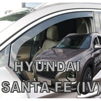 ΑΝΕΜ.17294 . HYUNDAI SANTA FE IV 5D 2018+ ΖΕΥΓΑΡΙ ΑΝΕΜΟΘΡΑΥΣΤΕΣ ΑΠΟ ΕΥΚΑΜΠΤΟ ΦΙΜΕ ΠΛΑΣΤΙΚΟ HEKO - 2 ΤΕΜ.