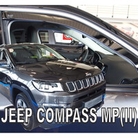 ΑΝΕΜ.19130 . JEEP COMPASS MP II 5D 2017+ ΖΕΥΓΑΡΙ ΑΝΕΜΟΘΡΑΥΣΤΕΣ ΑΠΟ ΕΥΚΑΜΠΤΟ ΦΙΜΕ ΠΛΑΣΤΙΚΟ HEKO - 2 ΤΕΜ.