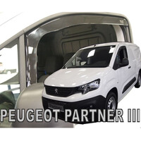ΑΝΕΜ.25403/VAN . PEUGEOT PARTNER III 2D / PEUGEOT RIFTER 4D/5D / CITROEN BERLINGO III 4D/5D / OPEL COMBO E 4D/5D LOV 2018+/TOYOTA PROACE CITY 2018+ ΖΕΥΓΑΡΙ ΑΝΕΜΟΘΡΑΥΣΤΕΣ ΑΠΟ ΕΥΚΑΜΠΤΟ ΦΙΜΕ ΠΛΑΣΤΙΚΟ HEKO - 2 ΤΕΜ.