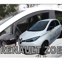 ΑΝΕΜ.27010 . RENAULT ZOE 5D 2012+ ΖΕΥΓΑΡΙ ΑΝΕΜΟΘΡΑΥΣΤΕΣ ΑΠΟ ΕΥΚΑΜΠΤΟ ΦΙΜΕ ΠΛΑΣΤΙΚΟ HEKO - 2 ΤΕΜ.