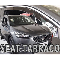 ΑΝΕΜ.28256 . SEAT TARRACO 5D 2019+ ΖΕΥΓΑΡΙ ΑΝΕΜΟΘΡΑΥΣΤΕΣ ΑΠΟ ΕΥΚΑΜΠΤΟ ΦΙΜΕ ΠΛΑΣΤΙΚΟ HEKO - 2 ΤΕΜ.