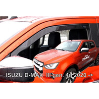 ΑΝΕΜ.34006 . ISUZU D-MAX 4D 2020+ ΖΕΥΓΑΡΙ ΑΝΕΜΟΘΡΑΥΣΤΕΣ ΑΠΟ ΕΥΚΑΜΠΤΟ ΦΙΜΕ ΠΛΑΣΤΙΚΟ HEKO - 2 ΤΕΜ.